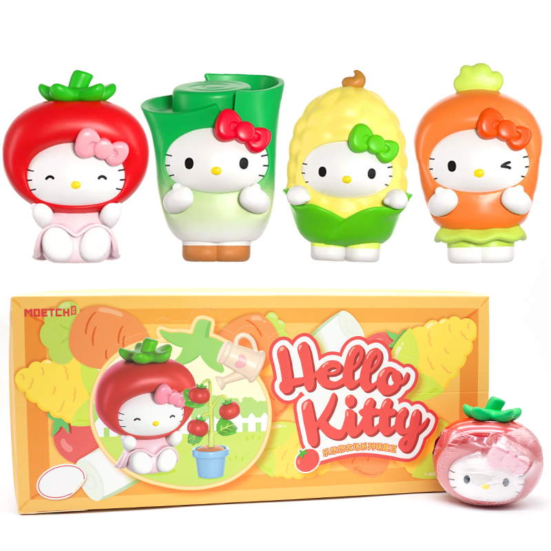 Farming Japan - Оригинальные коллекционные фигурки Hello Kitty: томаты,