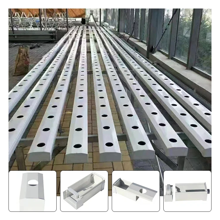 Hydroponic Nft Channel - Nft Hydroponics ПВХ-канальные системы орошения и