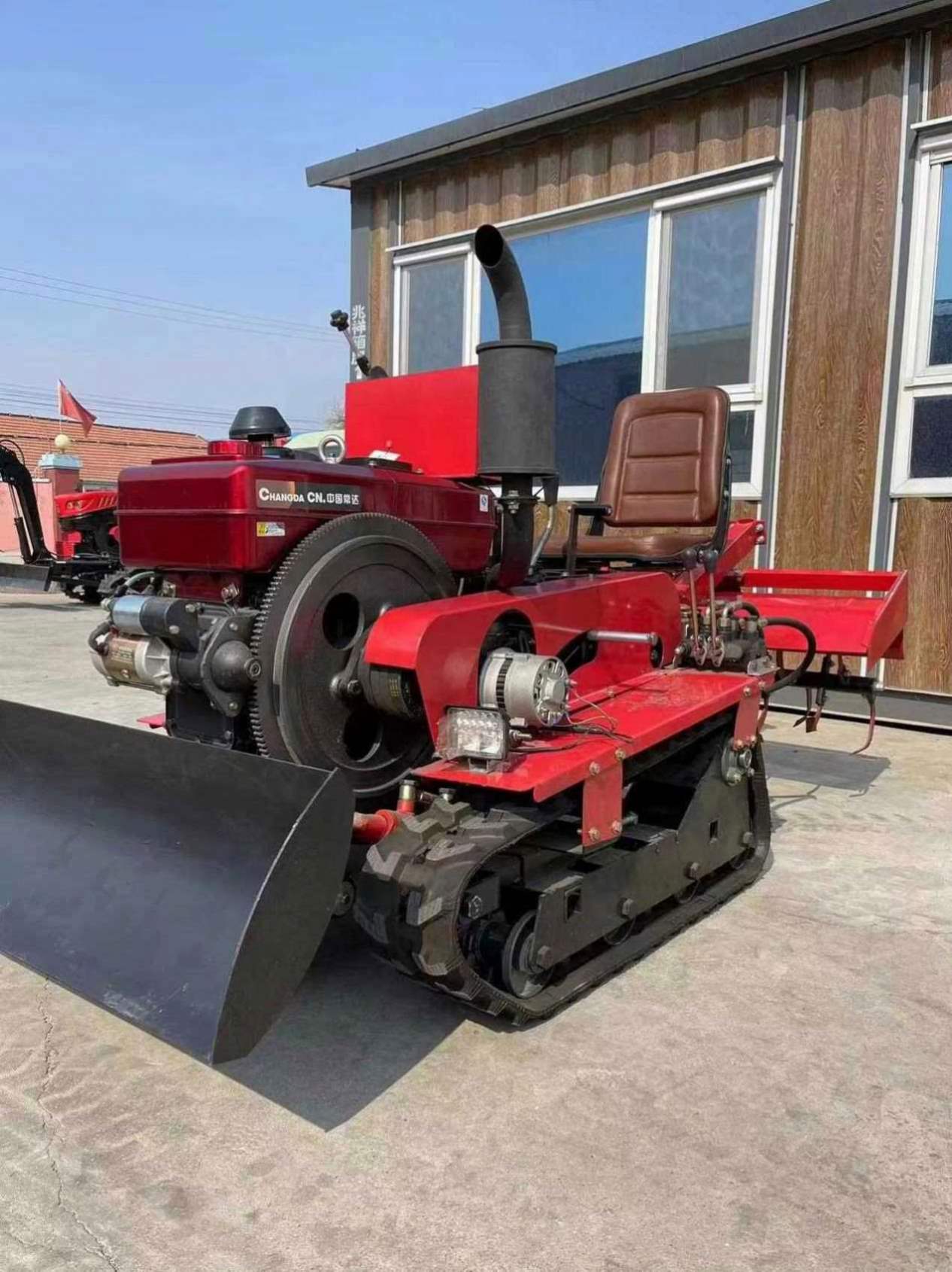 Дизельный гусеничный роторный  – обзор и цена Farming Agriculture Tools