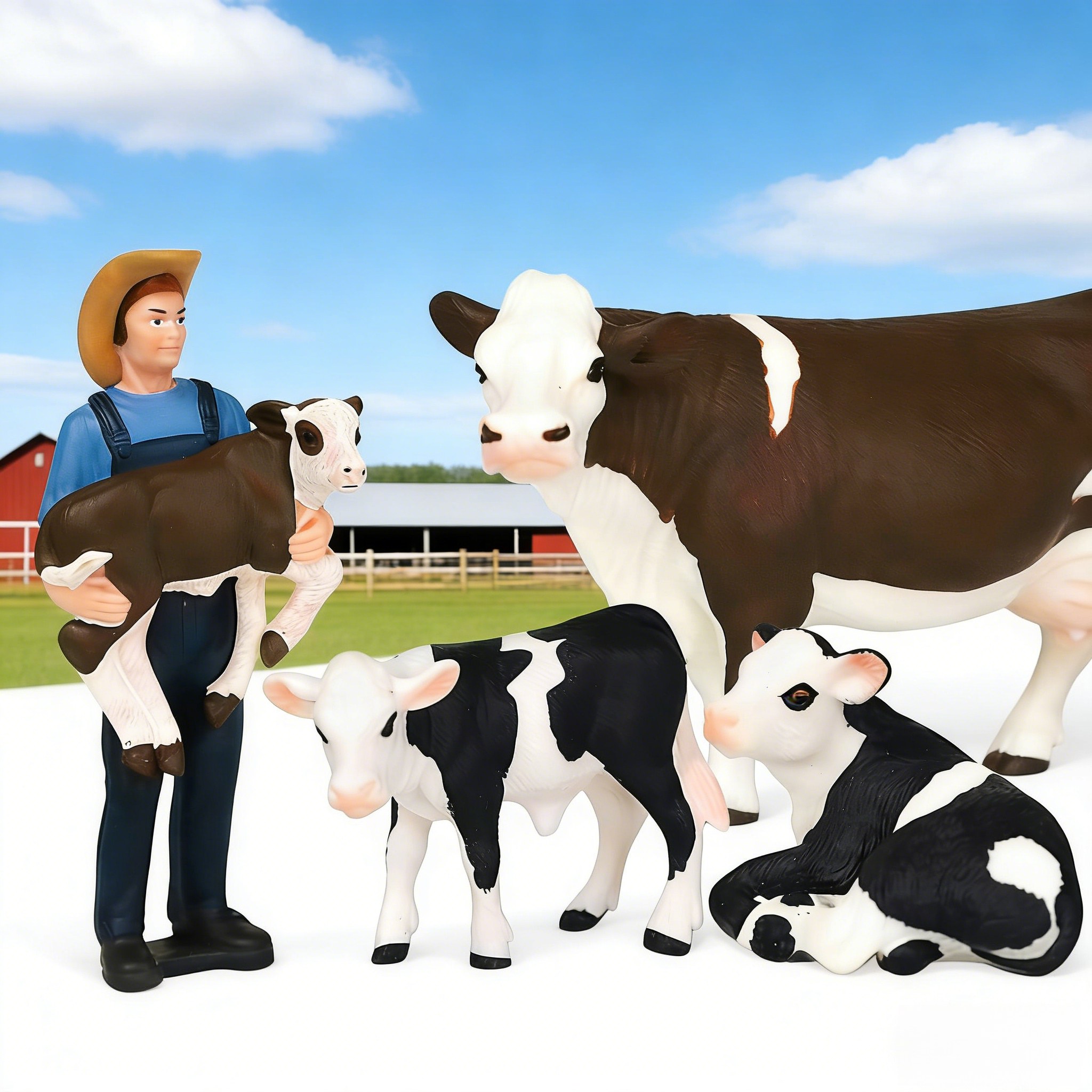 Набор из 4 коллекционных фигур – обзор и цена Agriculture Farming Education